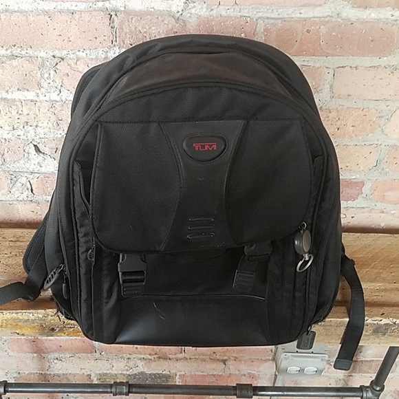 TUMI Black Laptop Backpack - Picture 2 of 8